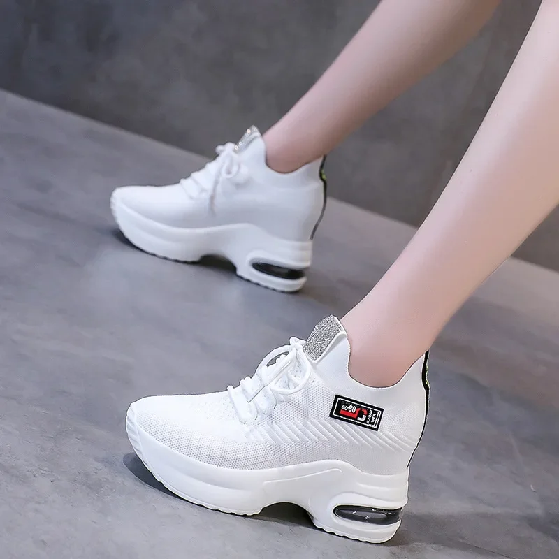 women chunky sneakers white shoes platform sneakers breathable running shoes women sports shoes Zapatillas Deportivas Mujer2023