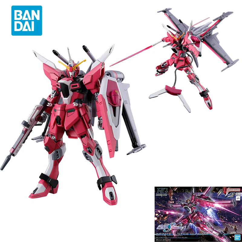 

Прямая поставка с точки, Bandai, оригинальная аниме модель GUNDAM HGCE 1/144, игрушечная Фигурка «Бесконечная справедливость» GUNDAM Тип II, игрушки для детей