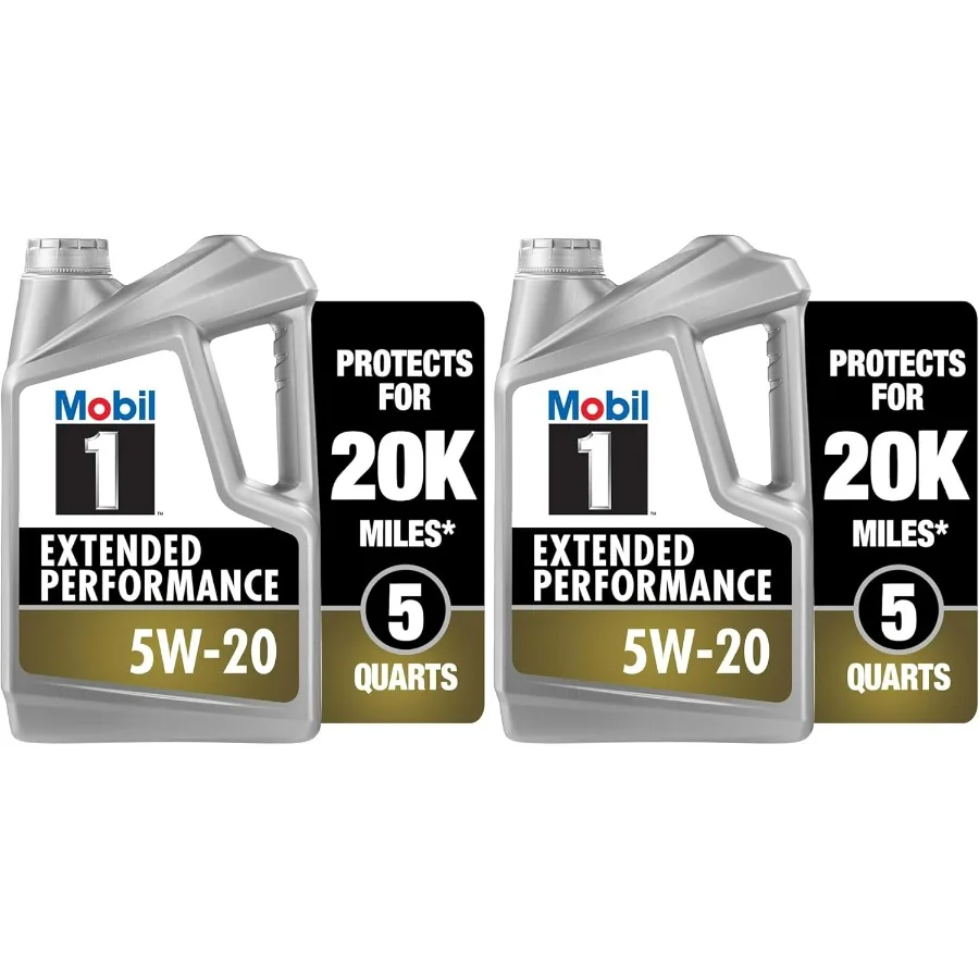 

1 Extended Performance Full Synthetic Motor Oil 5W20 5 Quart Pack of 2