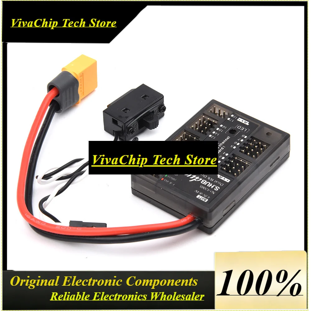 VivaSDual Receiver 18 Channel Expansion Board / S.HUB Duo Dual RX Distributor / SBUS Converts 18CH PWM Output For RC Airplane Pa