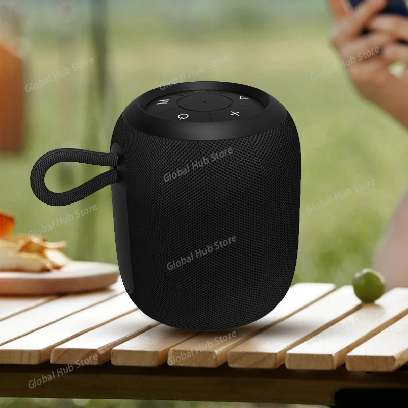 Portable Bluetooth Speaker, Bass Wireless, Hi-Fi Clear Sound Quality Support, LED Light Outdoor Speakers, IPX4 Waterproof