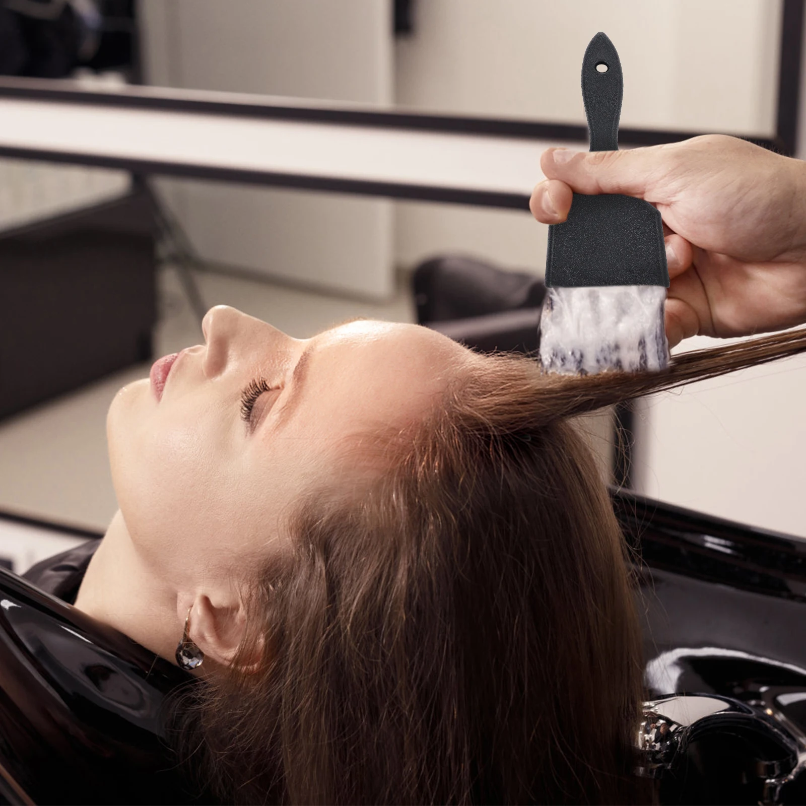 

3Pcs Hair Coloring Brush Set Salon Hair Dye Applicator Practical Tint Brush Non-Slip Comfortable Grip Hairdressing Tool