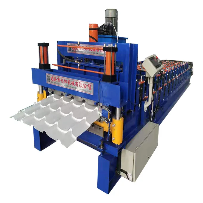 automatic double layer used corrugated roll forming machine