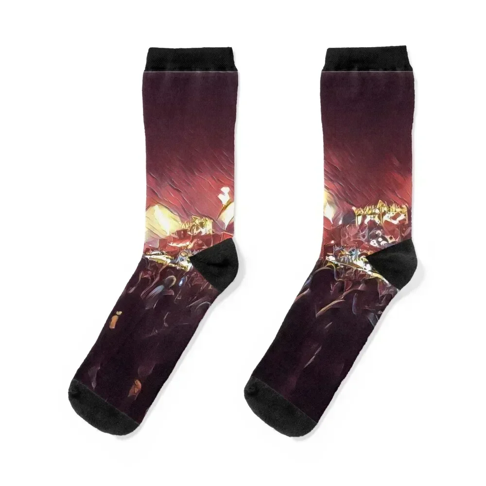 

Hellfest Music Festival, Clisson, France (v2) Socks Heating sock anti slip football hockey christmas gift Socks Woman Men's