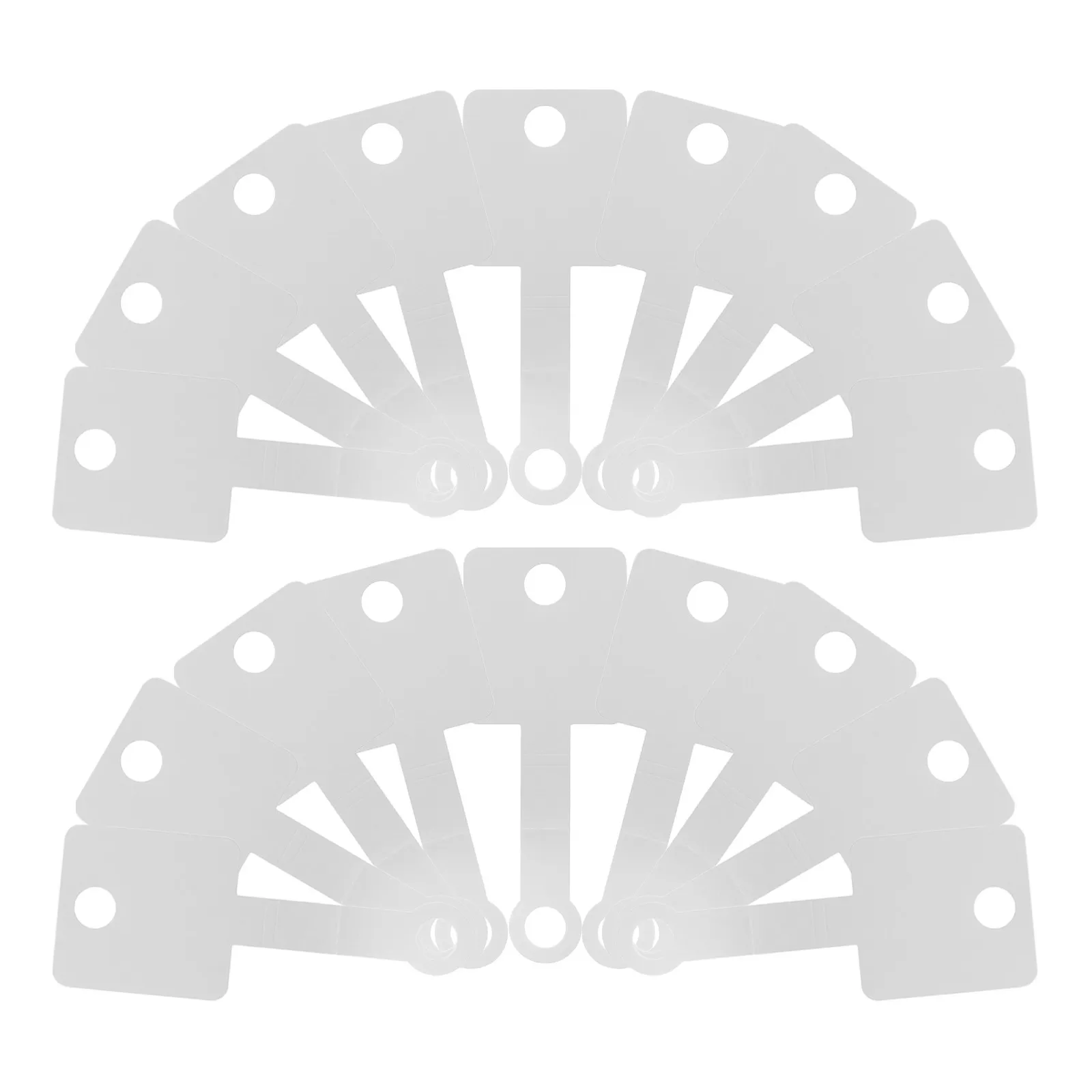 

50Pcs Jewelry Display Cards Self Adhesive Foldable Bracelet Necklace Holder Tags for Earrings Hair Bands Retail Packaging Show