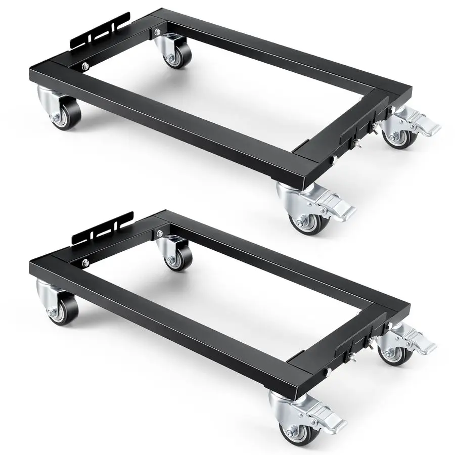 

Промышленная тележка для перемещения, 2200 фунтов, 2 шт., тележка для тяжелых условий эксплуатации со стальным каркасом, 31 дюйм. x 17 дюймов для строительных материалов