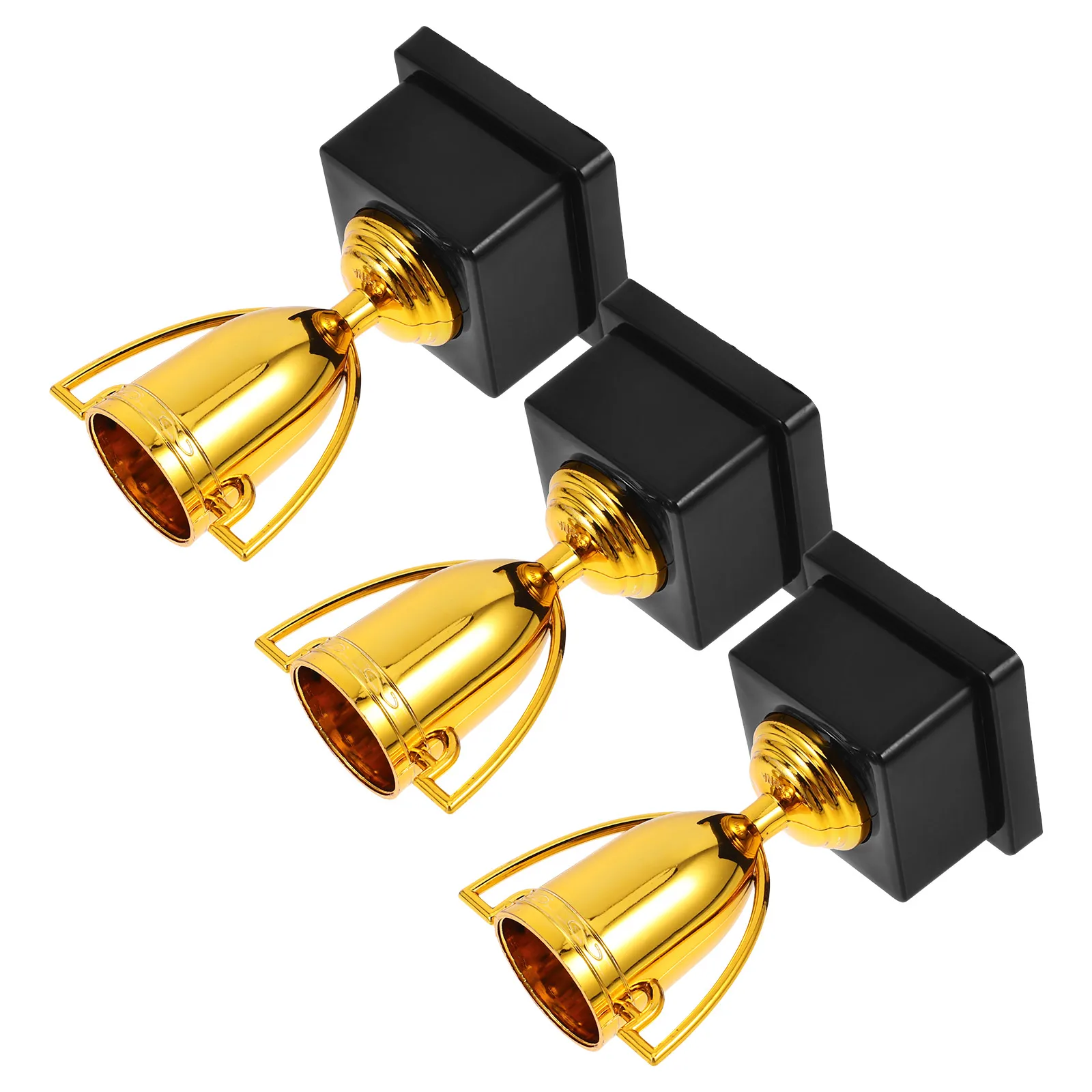 

3pcs Plastic Trophies Small Winners Competition Awards s Gold Sports Party Game Event Supplies Halloween Mini Trophy Cup