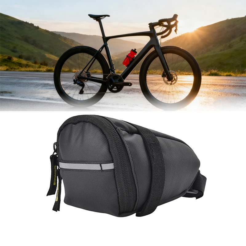 

1л велосипедные седельные сумки, многофункциональная велосипедная седельная сумка, непромокаемая подседельная штырь MTB, задняя сумка для хранения велосипедного оборудования