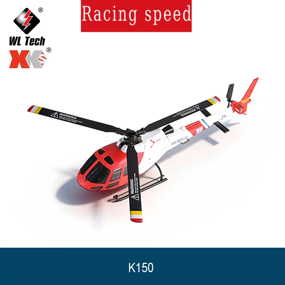 

Радиоуправляемый вертолет Wltoys K150 Little Squirrel AS350 4CH с бесщеточным двигателем, оптическим позиционированием и фиксацией высоты, модель самолета на радиоуправлении, детские игрушки, подарки