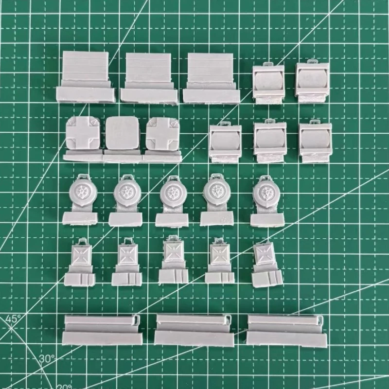 Kit ensamblado de modelo de resina fundida a escala 1/35, modelo de escena de minas antitanques de la Segunda Guerra Mundial sin montar y sin pintar