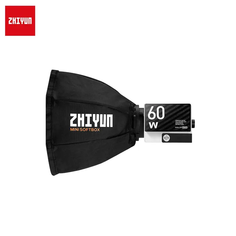 ZHIYUN Official Mini Softbox Octagon ZY Mount EX1H02 Accessories for ZHIYUN Molus G60 X100 CINEPEER CX100 COB Video Light