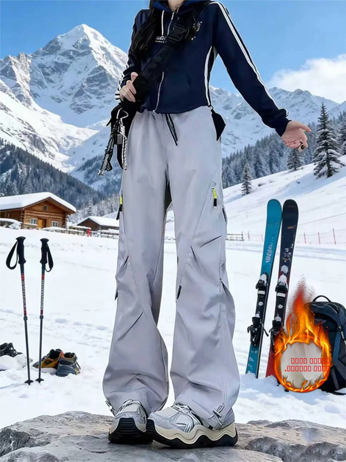 

Мужские зимние утепленные брюки с флисовой подкладкой, морозостойкие, для активного отдыха, для катания на лыжах, софтшелл, прямого кроя, рабочие брюки, для активного отдыха на природе