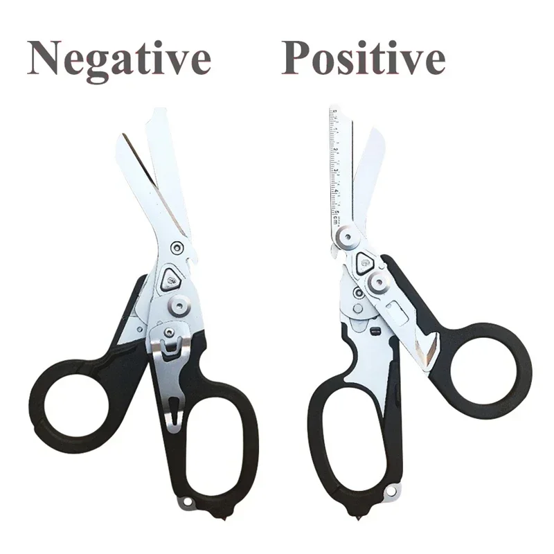 Multifunctional EMT Rescue Scissors First Aid Expert Tactical Folding Medical Scissors Outdoor Survival Tool Combination Gadget