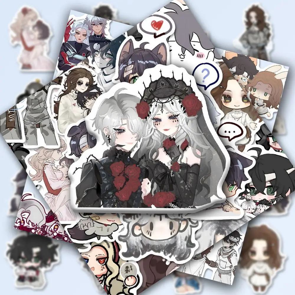 63pcs Anime Identity Ⅴ Ada Mesmer DIY Decoration Waterproof Cup Sticker Cell Phone Tablet  Stickers