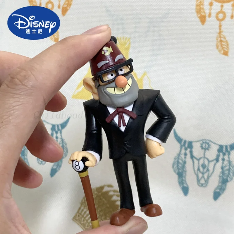 Kawaii Disney Gravity Falls Bill Cipher Bill Cipher Grunkle Stan Action Figure Toys Anime Dolls Desktop Ornaments Christmas Gift