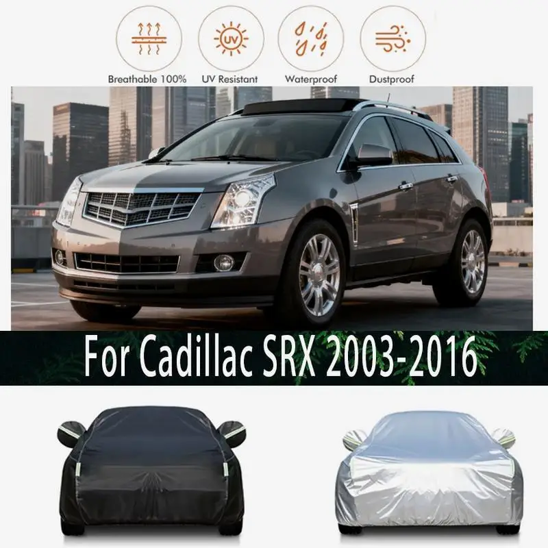 

Для наружной защиты, полностью водонепроницаемые, пылезащитные, для Cadillac SRX 2003 2016, автомобильные чехлы