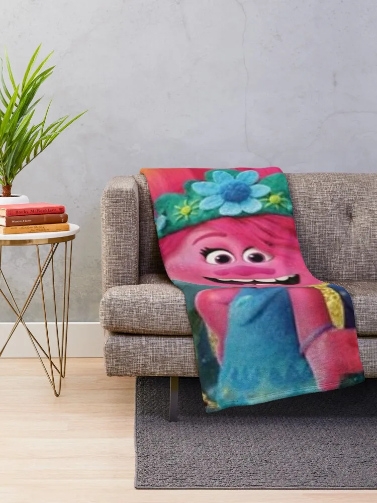 Trolls Design Throw Blanket