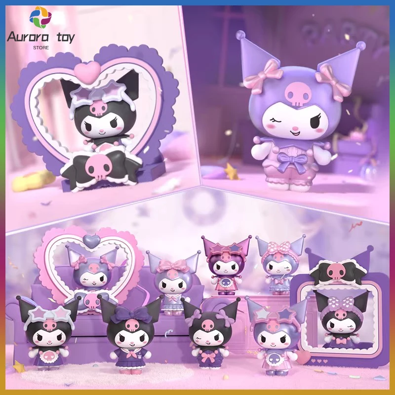 

New Blokees Sanrio Blind Box Kuromi Building Block Man Series Kawaii Mystery Box Trendy Ornaments Collection Toy Birthday Gifts