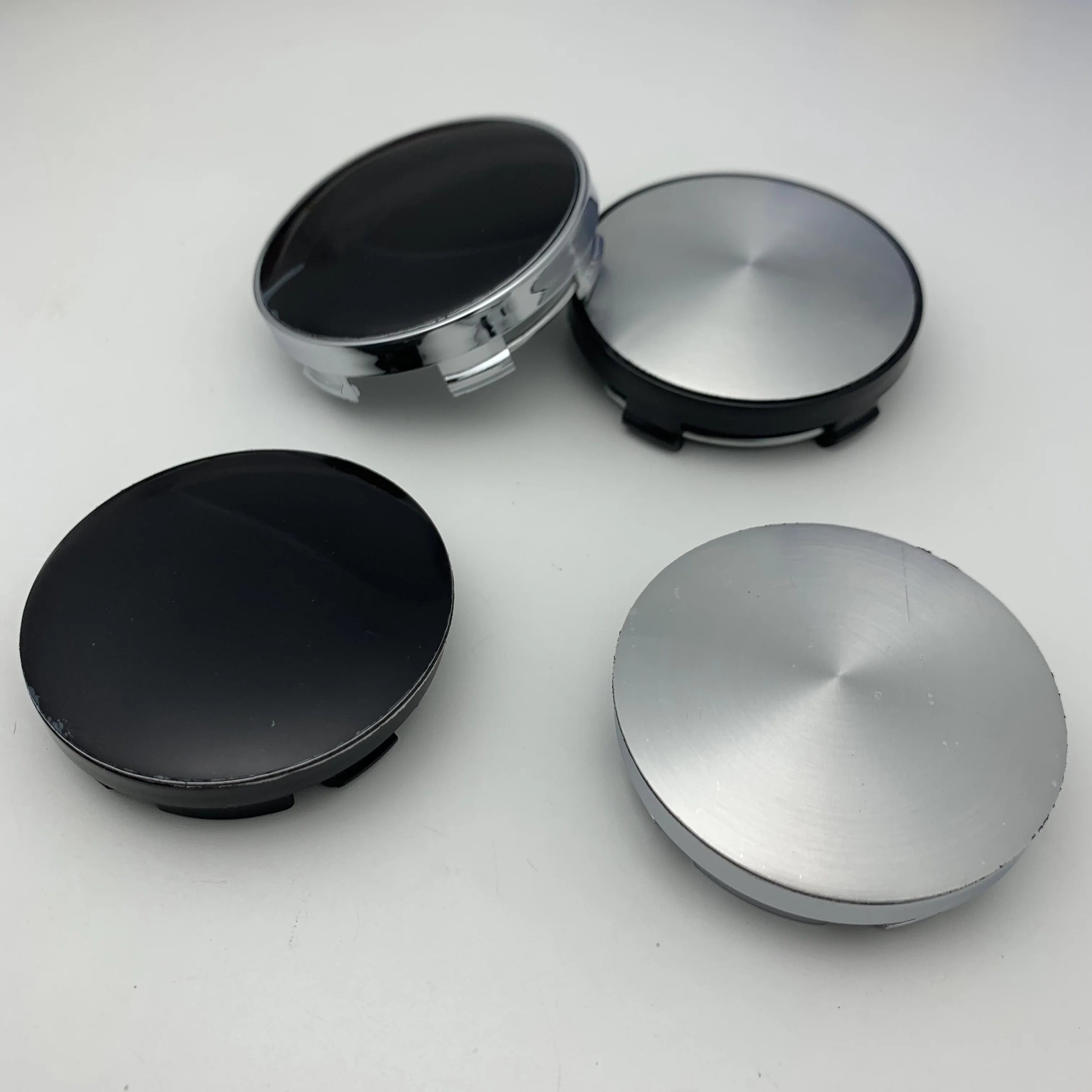 

4pcs/lot 56mm 60mm 65mm Car Wheel Center Hub Caps With No Logo Aluminium Emblem Wheel Center Cap Label Car Styling Accessories