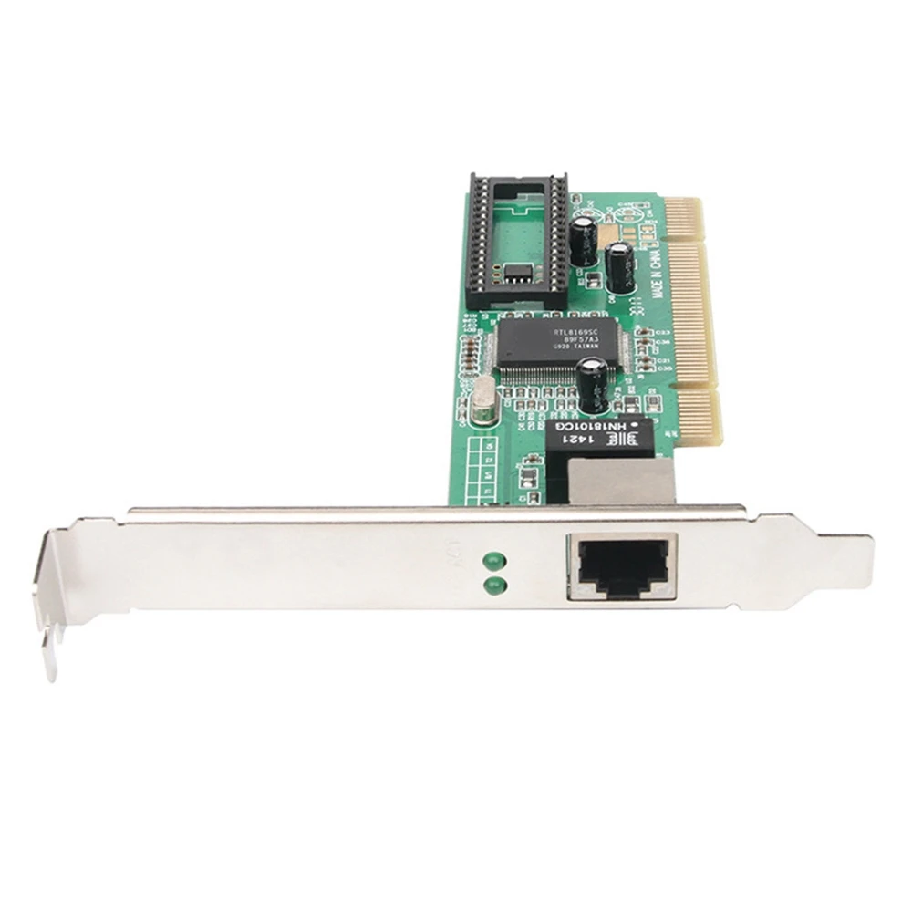 

Efficient RTL8169 PCIe Network Card PCI Adapter RJ45 for Desktop Computer