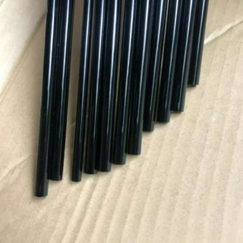 2PCS Black Acrylic Bar Solid Plexiglass Acrylic Rod 4mm-30mm Diameter X500mm Long Round Perspex Jewelry Stand Holder