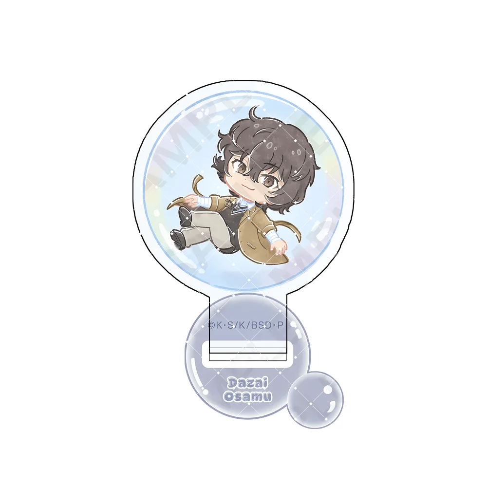 Bungo Stray Dogs Atsushi Nakajima 10cm Acrylic Stand Keychain Bubble Dome Chibi Anime Figure Decor Gift For Fans - view 3