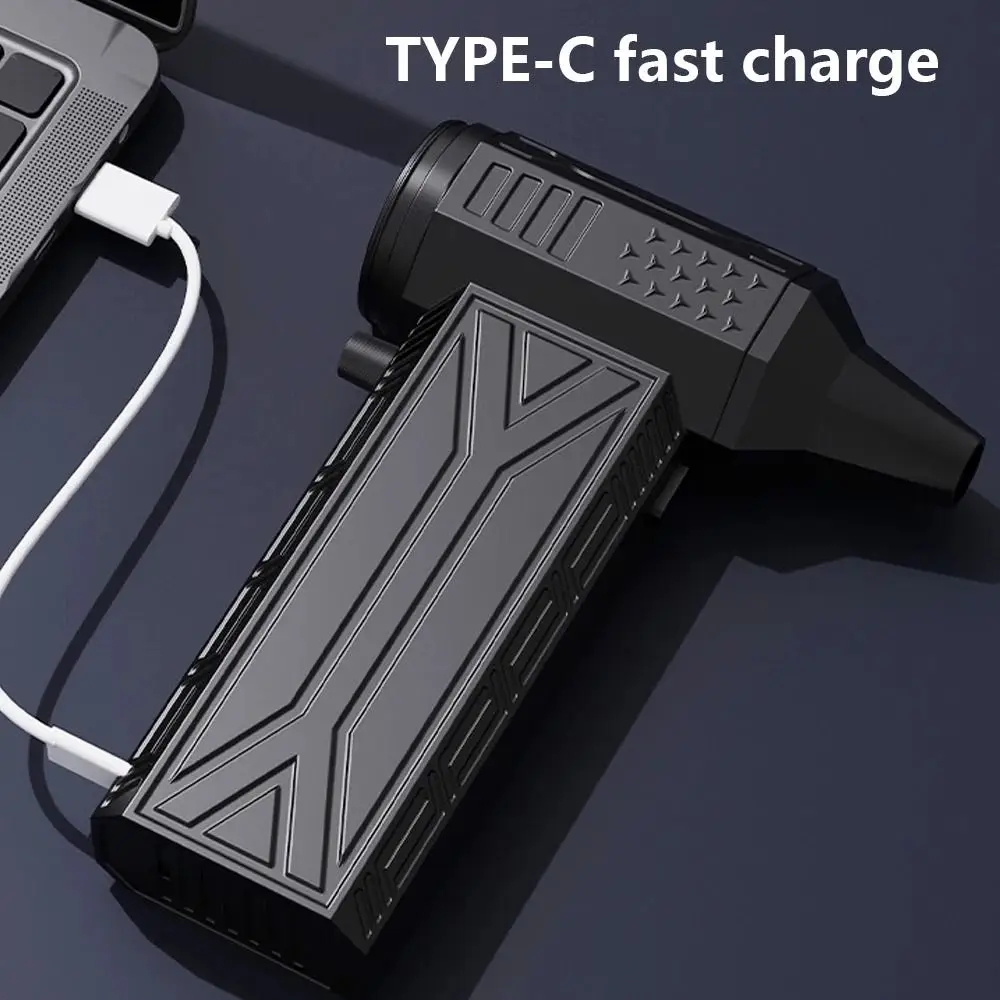 محرك بدون فرشاة توربو مروحة عنيفة 200 وات من النوع C شحن منفضة هواء كهربائية متعددة الوظائف 52 متر/الثانية منفاخ هواء قوي #2