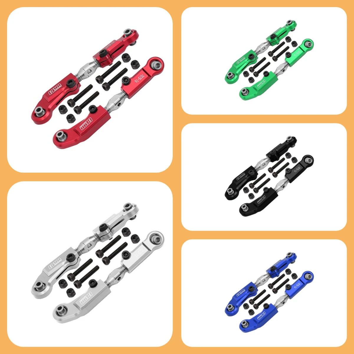 

GPM Alloy 7075+Steel Adjust Front Steering Tie Rod For ARRMA Limitless Typhon 6S