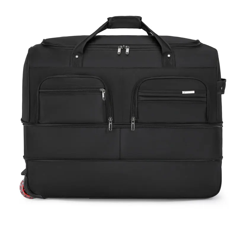 Trolley Bags Expandable Oxford Cloth Short Trip Luggage Travel bag Large Capacity Business Boarding Cabin Suitcase on Wheels