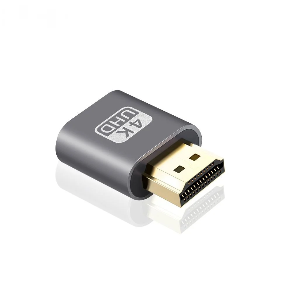 Adaptador de emulador de pantalla Virtual DDC Edid, enchufe simulado compatible con HDMI, 4K, VGA, 1,4x1920 P para tarjeta de Video
