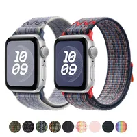 Nylon Band for Apple Watch Band Ultra 2 49mm 44mm 40mm 45mm 41mm 42mm 40mm Bracelet Strap IWatch Ultra Series 10 46 9 7 6 5 Se 8