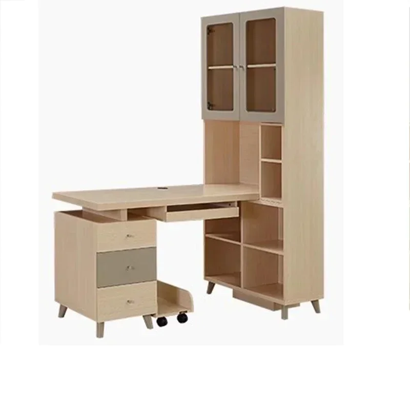 Factory Direct 2026 Simple Reading Storage Computer Desks Study Table Student Standing Corner Computer Desks Laptop Bureau Camer
