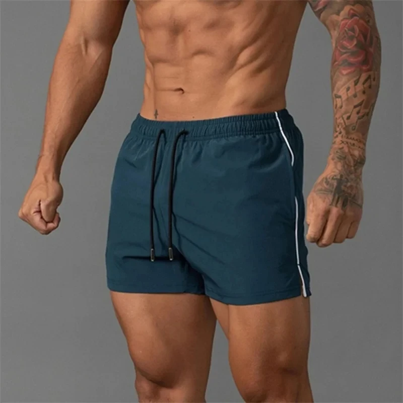 2024 New Summer Men Sports Outdoor Shorts Breathable Leisure Fitness short pants Men sweatpants Running Woven loose beach shorts