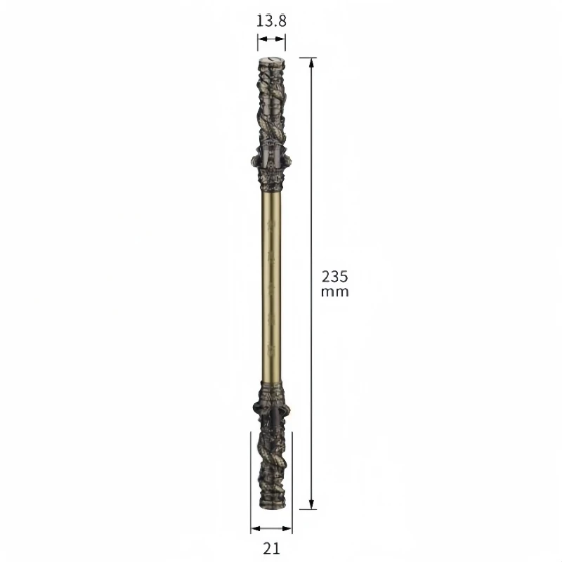 New Creative Gold Hoop Bar Open Flame Lighter Folding Double Section Bar for Stress Relief Fun Toy Cigarette Accessories, Men