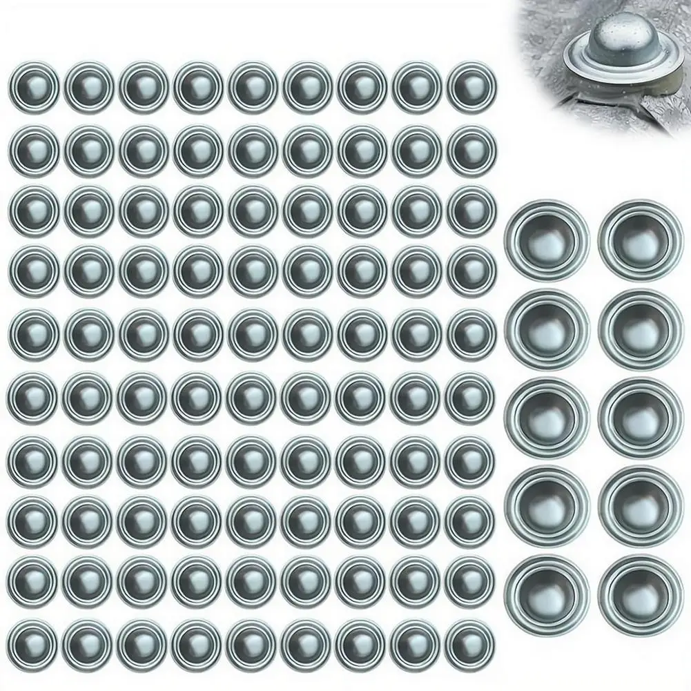 5/10/50/100Pcs Galvalume Steel Screw Caps Rust Corrosion Resistant Waterproof Screw Cover Outdoor Weatherproof Seal Caps