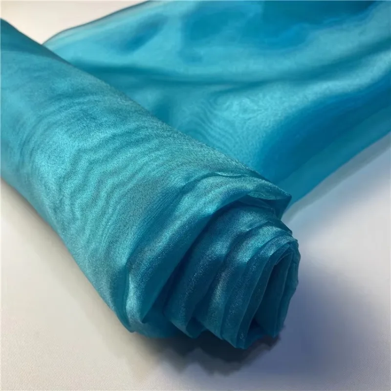 오간자 투명 원단 실 결혼식 드레스 이브닝 드레스 퍼프 스커트 장난감 장식 로리타 비탄성 원단