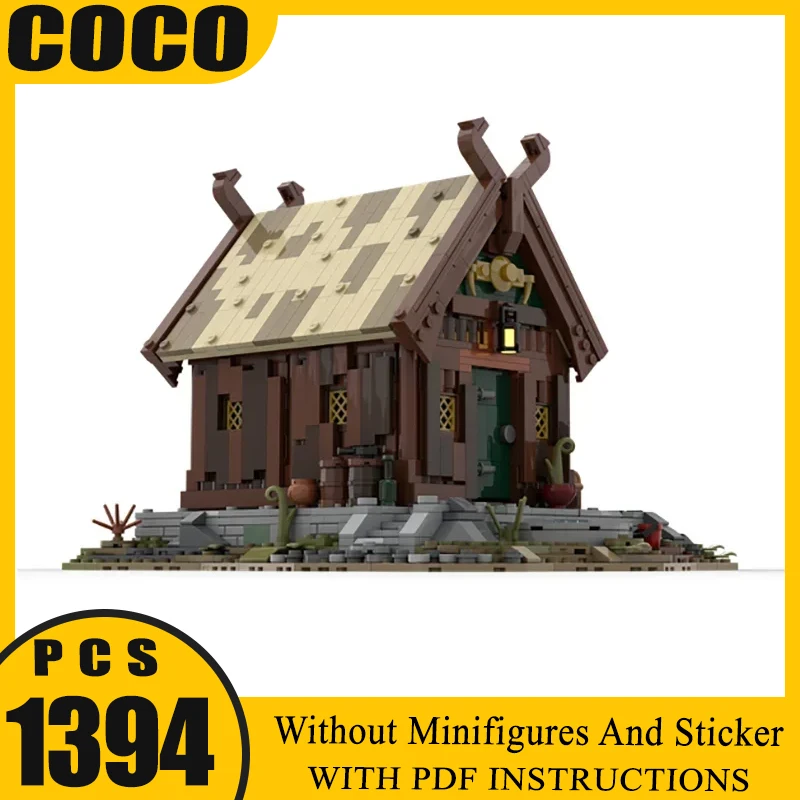 

Rings Movie YcMoc Building Blocks Rohand Citizen House Model Technology Bricks DIY The Medieval Times Castle Children Toys