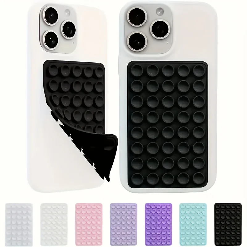 Octopus Suction Cup Phone Holder, Dual-Sided Grip Stand for Selfie & Video, Portable Non-Slip Silicone Accessory for Content - Detail 1
