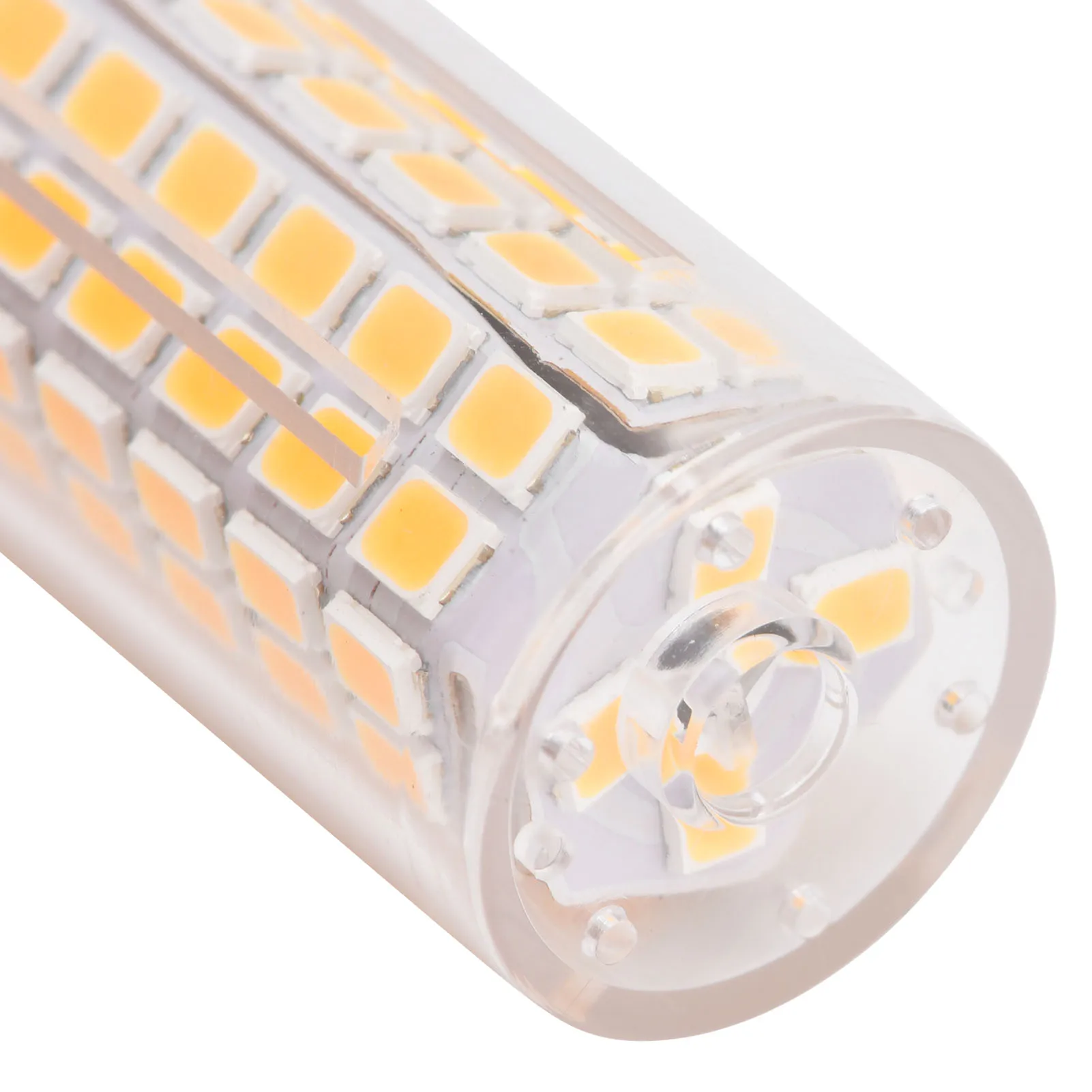 New Ceramic G9 LED Corn Bulb Warm White Flicker Free LED Corn Light Transparent Cover Chandelier Home Lighting