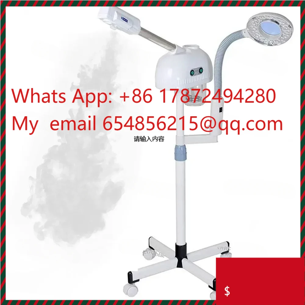 

Gesichtsdampfer, 2 в 1, Luftbefeuchter с светодиодной подсветкой 5 кабелеров, небольшая, Aromatherapie, 360° °