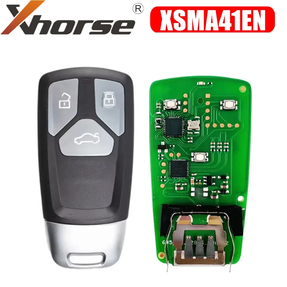 Xhorse XSMA41EN MLB Remote Key A.D A4 Model PCB with 3 Buttons Key Shell work with MLB / VVDI2 / Key Tool Plus