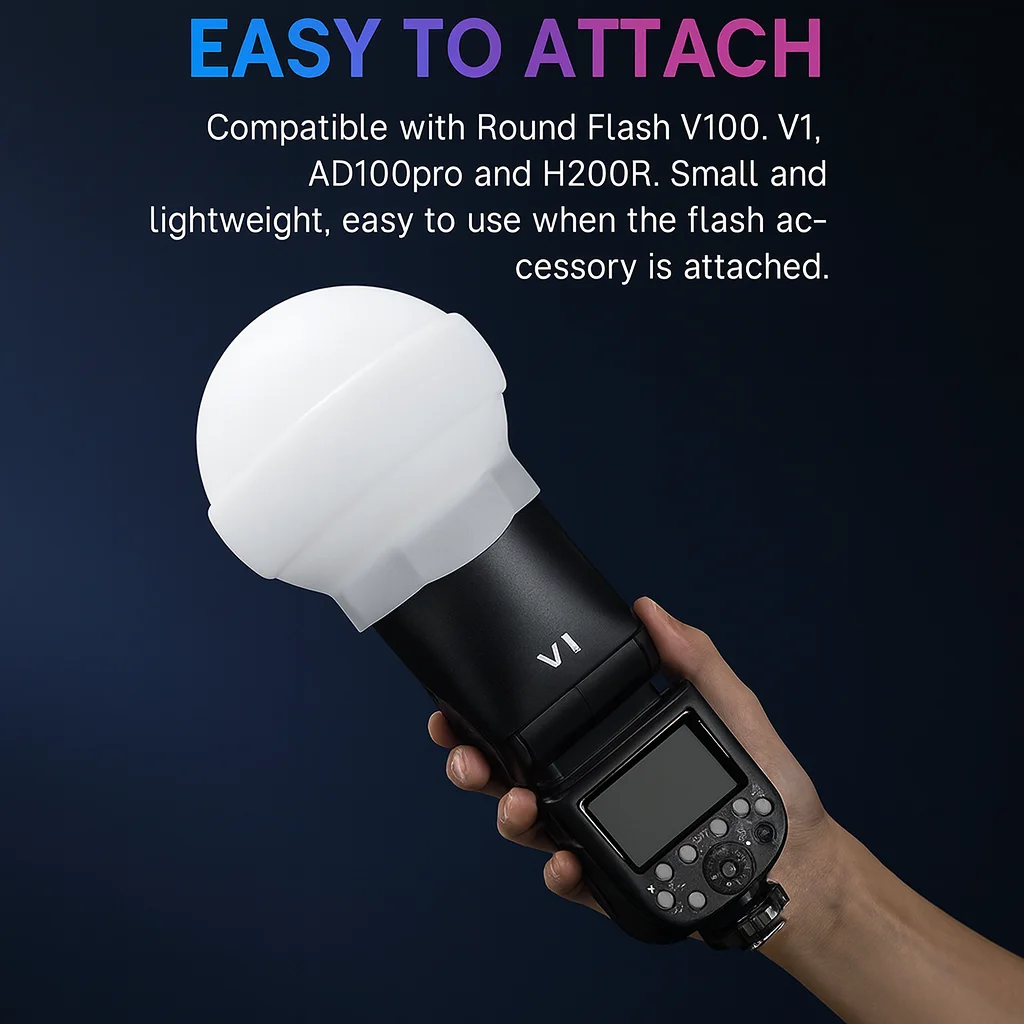 Silikonowy dyfuzor kopułkowy d – Photography Lighting Diffuser recenzja i cena