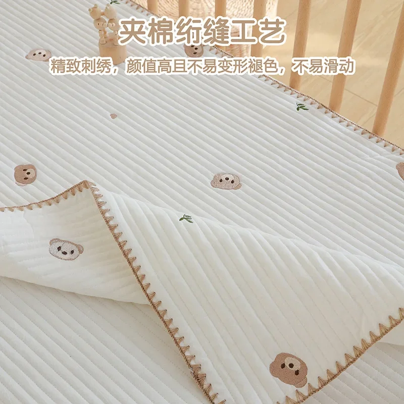 crib mattress sheet pure cotton class a spring and autumn baby splicing bed mattress newborn mattress cover bedding