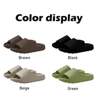 Coconut Slippers Cloud Thick-soled Sandals Summer Fashion Soft Bottom Beach Men Slippers Women's Sandals EVA Slides 6