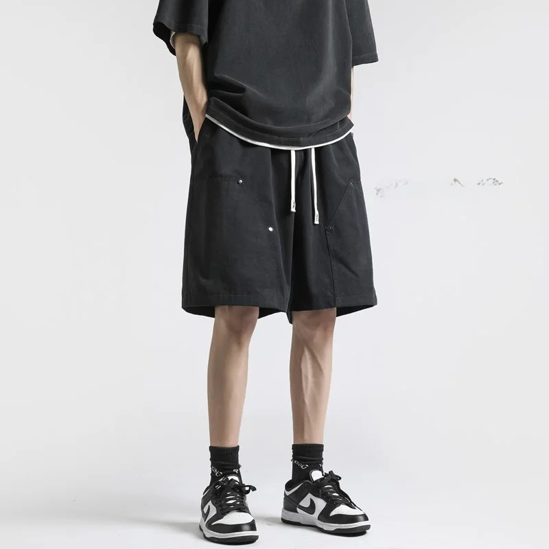 

Мужские летние тонкие прямые брюки Bla для работы и повседневного ношения, спортивные штаны со средней посадкой, однотонные, свободного кроя