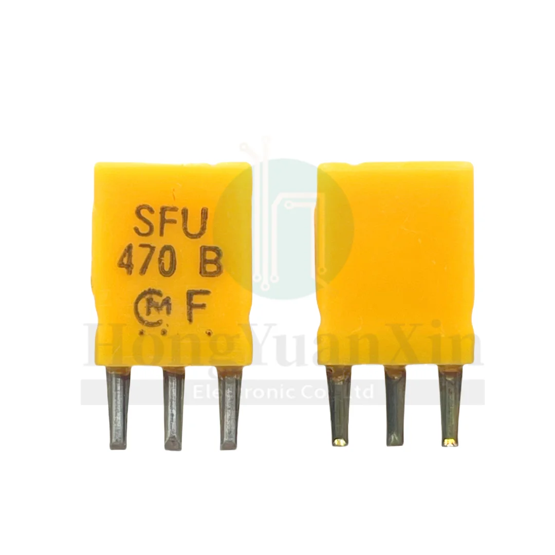 50pcs/imported Murata ceramic crystal SFU470B 470KHZ 470K in-line 2-pin resonator remote controller