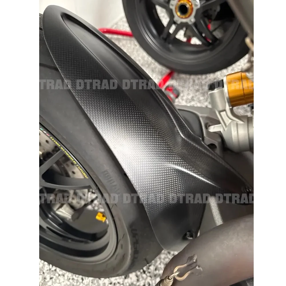 For DUCATI Hypermotard 950/939/821 SP Hyperstrada Carbon Fiber Rear Hugger Mudguards Fender Mud Guards Motorcycle Modified Parts