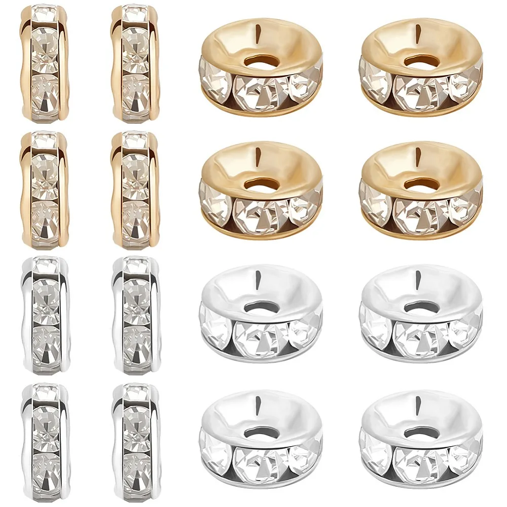 100-pecas-2-cores-contas-espacadoras-de-latao-com-strass-formato-redondo-plano-com-flange-reta-banhadas-a-ouro-18k-e-prata-6x25mm-furo-17mm