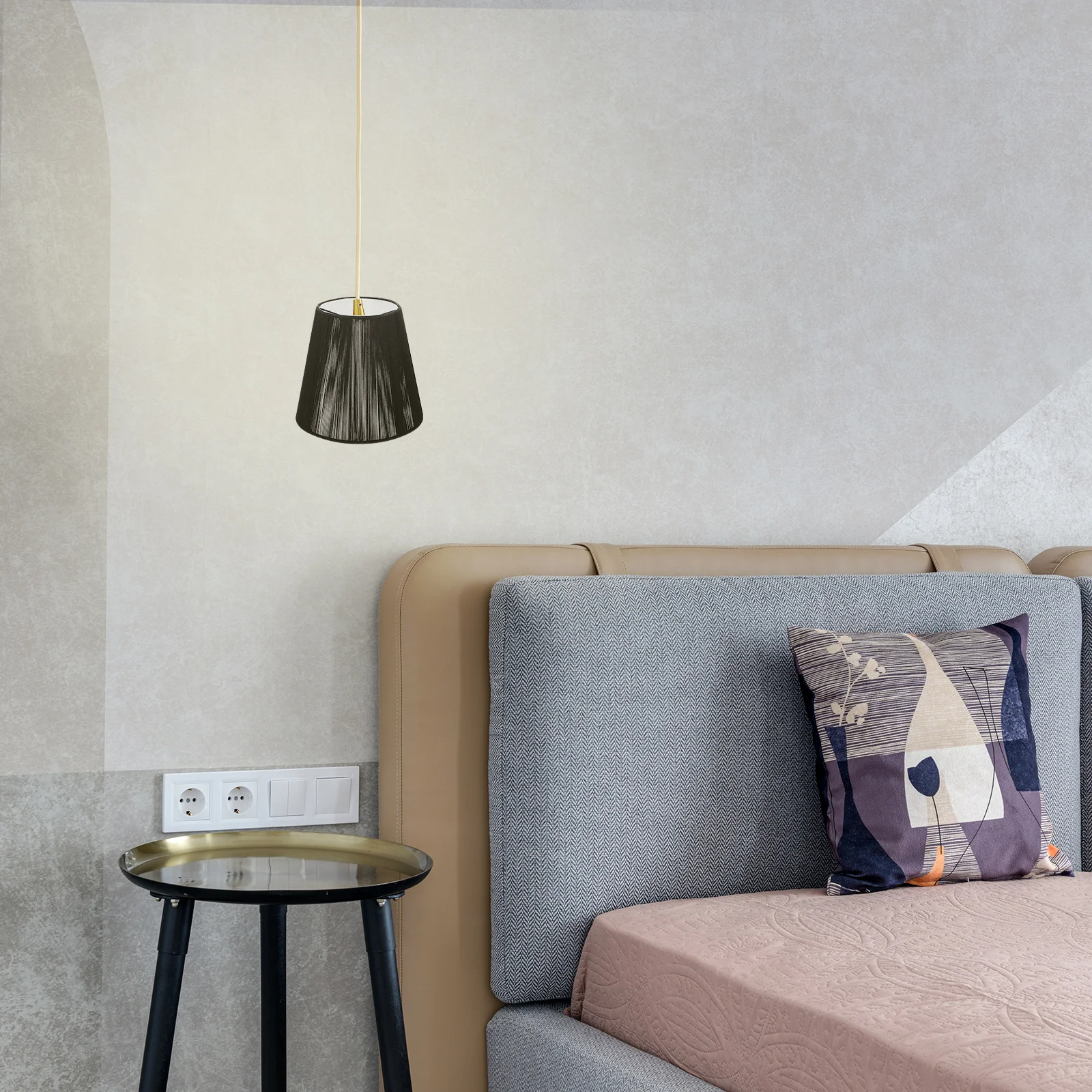 كريستال الظل رائعة القماش الفن غطاء خفيف للسقف جدار مصباح أرضي الغبار برهان الإضاءة الدافئة القماش عاكس الضوء الظل #2