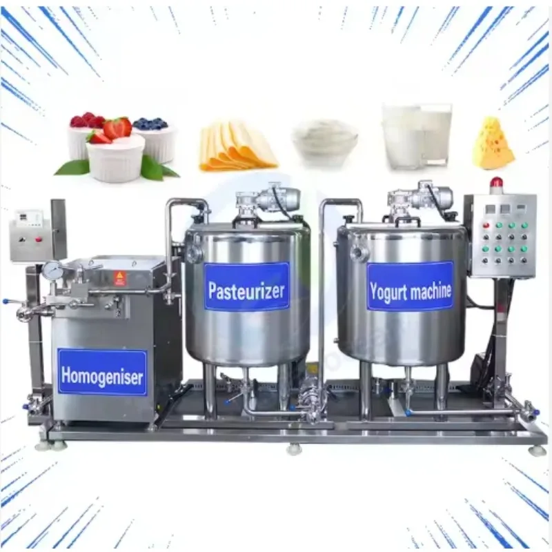 Automatic Liquid Milk Pasteurization Machine With Refrigerator Factory Price Featuring Motor And Bearing Core Components